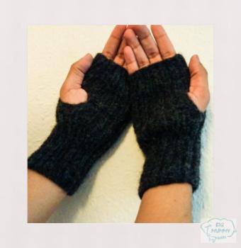 Handstulpen Anthrazit