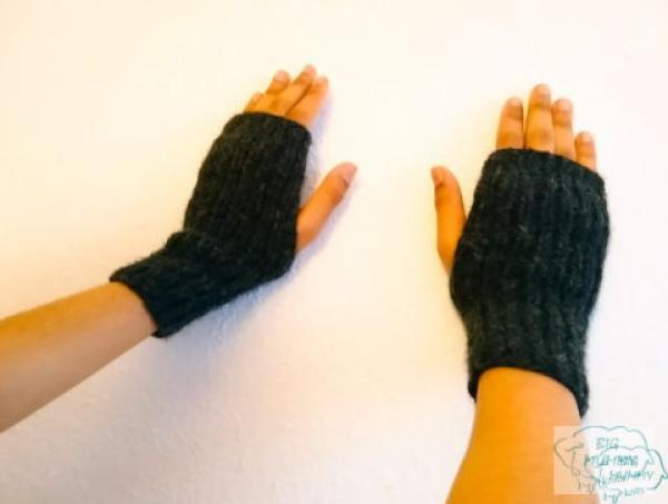 Handstulpen Anthrazit